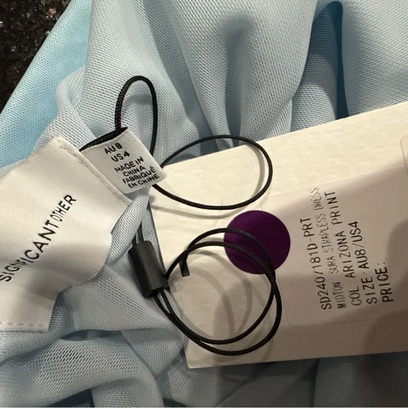 Significant Other Sura Strapless Midi Dress in Arizona Print Size 4 NWT - Picture 7 of 7